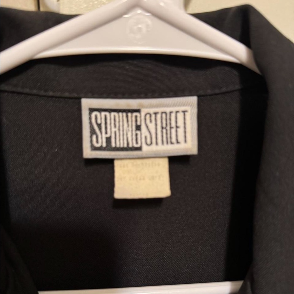 Spring Street Women's Elegant Black blazer Jacket - Picture 2 of 5